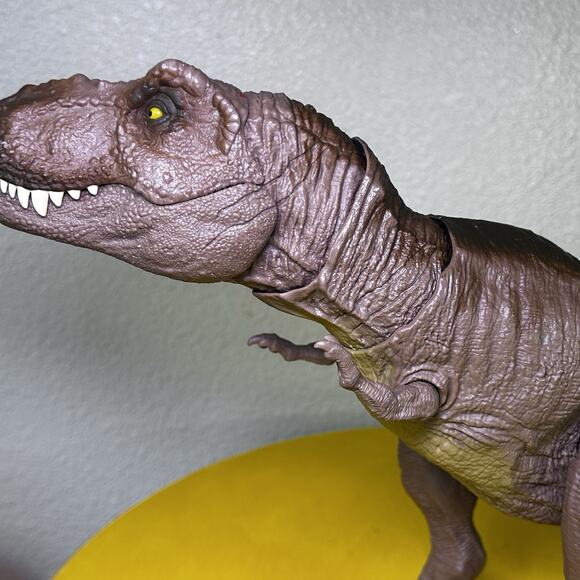2020 Jurassic World Mattel Epic Roarin’ Mighty Mega Electronic Tyrannosaurus Rex - Picture 4 of 16
